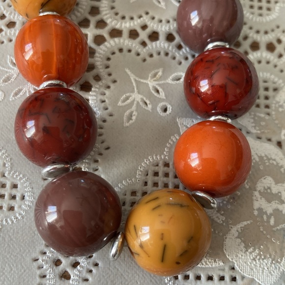 Vintage costume beaded necklaces - Picture 7 of 7